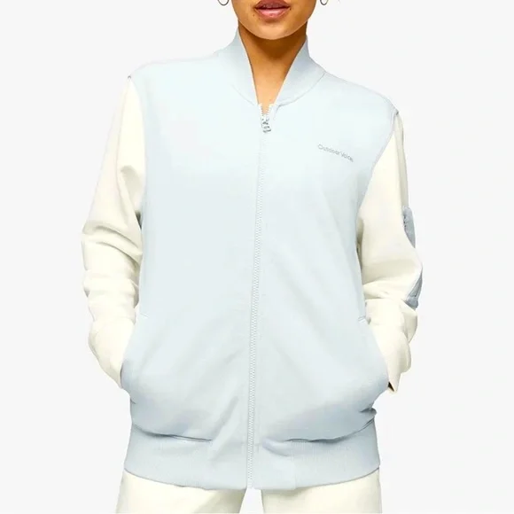 Outdoor Voices Pickup Bomber Sweatshirt New - Picture 1 of 9